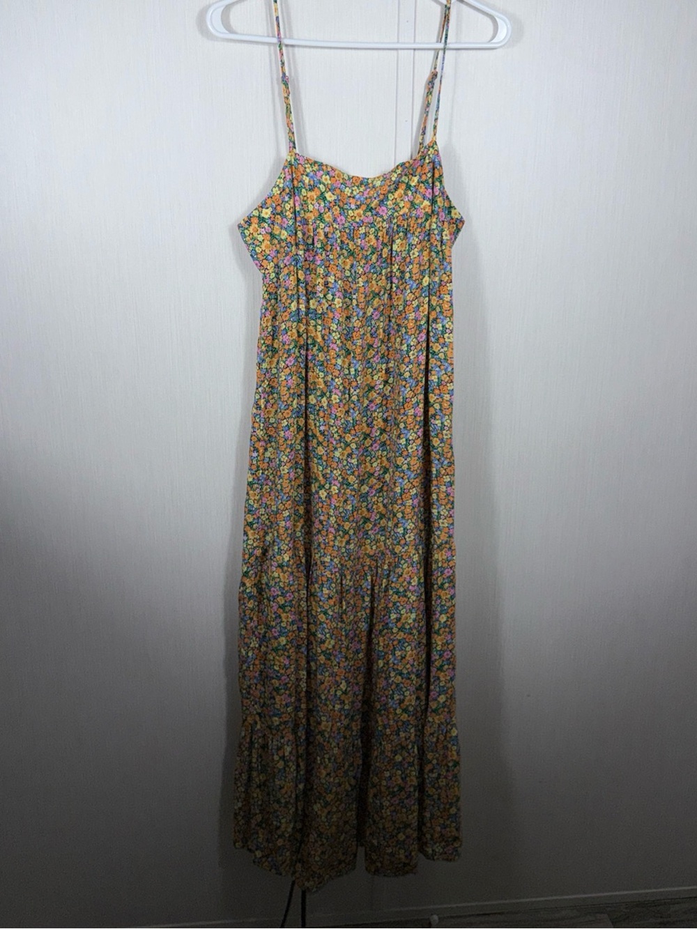 Rip Curl Afterglow Ditsy Floral Summer Tank Dress Womens M Boho Cottagecore